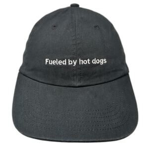 T-Mobile Baseball Cap Black One Size Fueled By Hot Dogs Cotton Slideback Hat